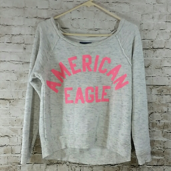 American Eagle Outfitters Sweaters - AEO America eagle sweater Small over sized Euc